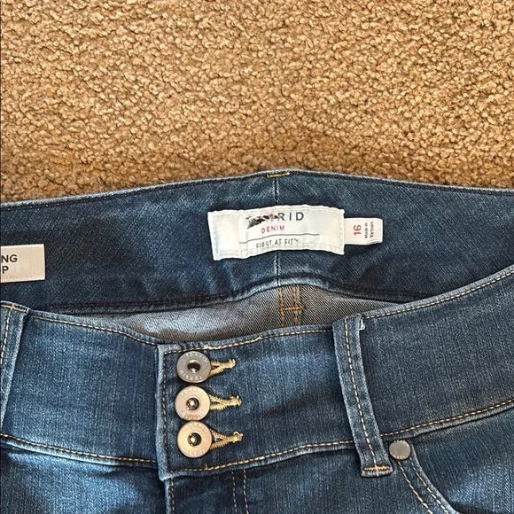 Torrid Blue Straight Leg Jeans Classic Denim - Picture 3 of 4